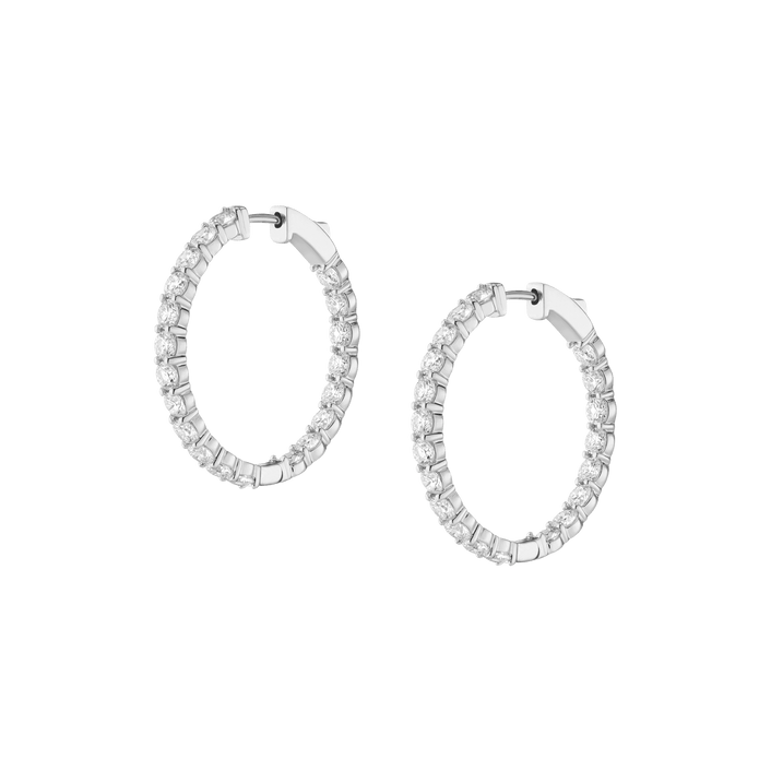 4ct Luxury Lab Grown Diamond Hoops