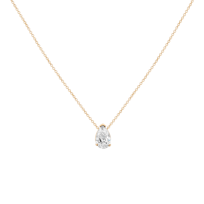 0.75ct Pear Lab Grown Diamond Necklace