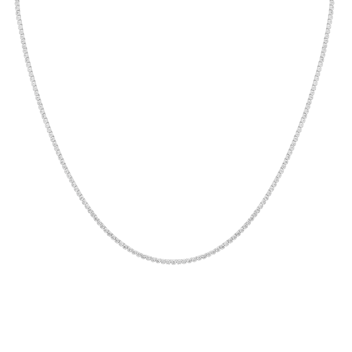 6ct Lightweight Lab Grown Diamond Tennis Necklace