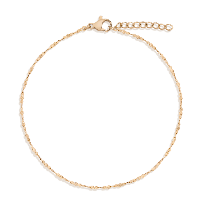 Stainless Steel Barely There Chain Anklet