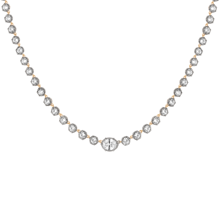 Aurate x Molly Dickson: Georgian Tennis Necklace