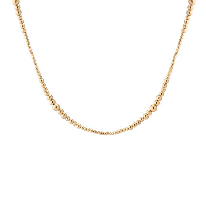 Graduated Ball Chain Necklace