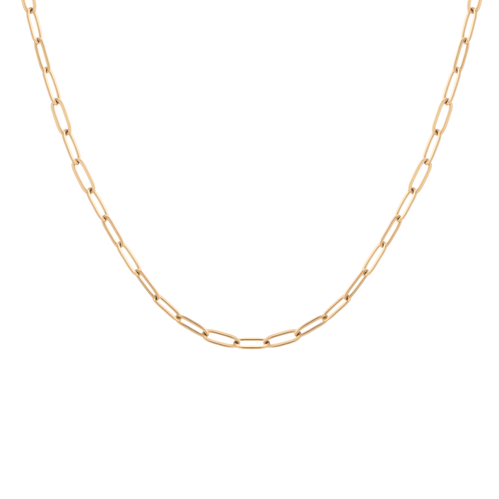 Stainless Steel Paperclip Chain Necklace