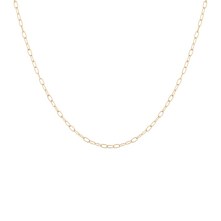 Stainless Steel Mini Paperclip Chain Necklace