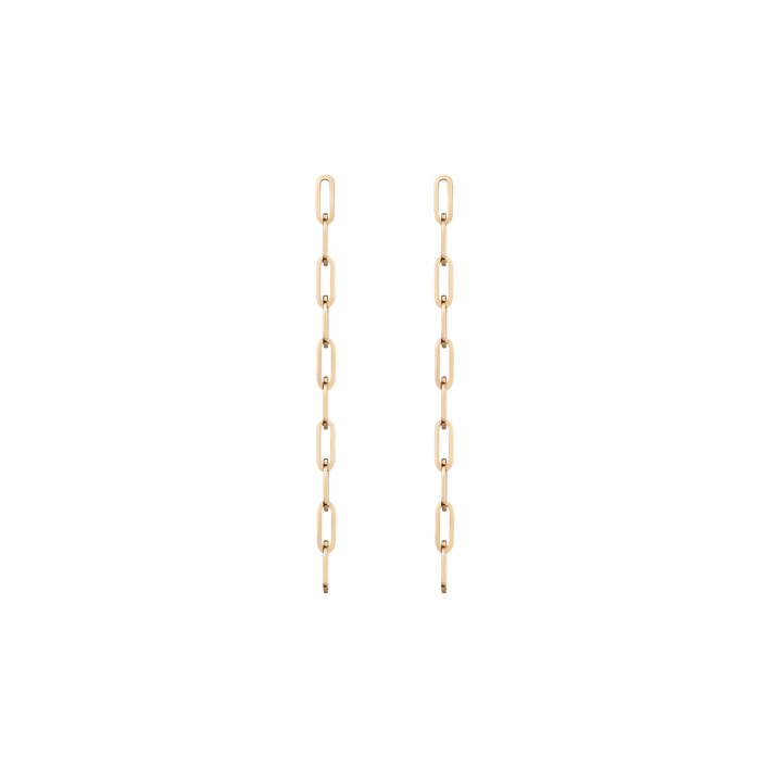 Sway Medium Chain Earrings Long