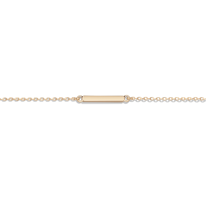 Midi Gold Bar Anklet
