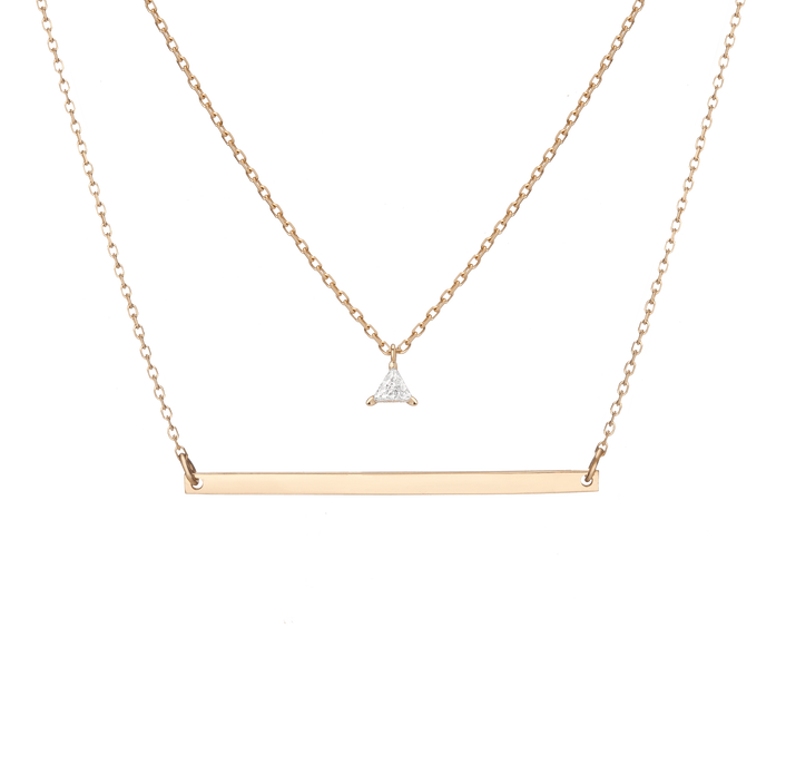 Bar None Necklace Set