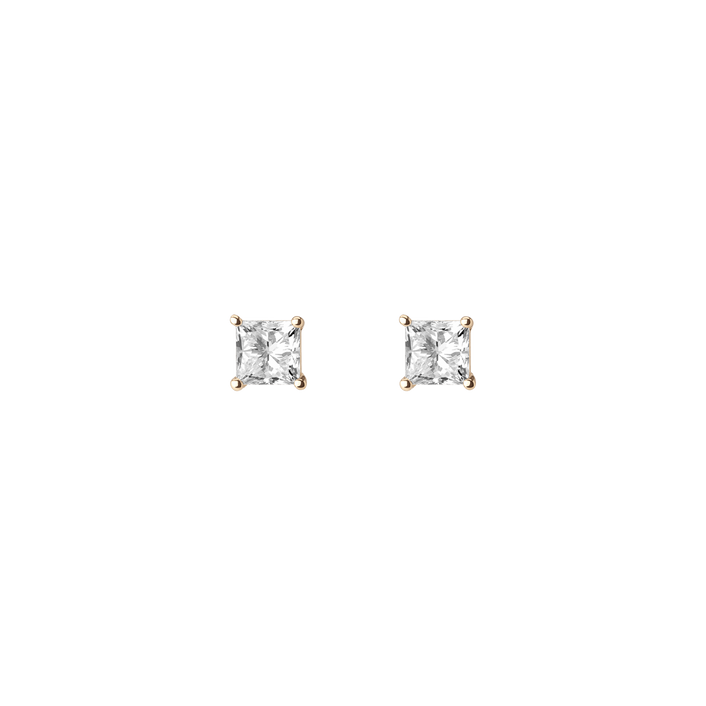 Large Diamond Stud Earrings