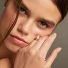 3ct Emerald Lab Grown Diamond Bezel Ring