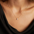 0.75ct Pear Lab Grown Diamond Necklace