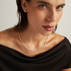 9ct Lightweight Lab Grown Diamond Tennis Necklace