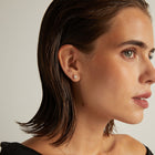 1ct Pear Lab Grown Diamond Stud Earrings