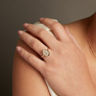 2ct Pear Lab Grown Diamond Bezel Ring