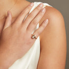 1ct Oval Lab Grown Diamond Bezel Ring