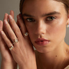 1ct Emerald Lab Grown Diamond Bezel Ring