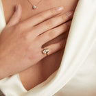 1ct Pear Lab Grown Diamond Bezel Ring