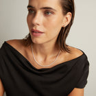 6ct Three-Prong Lab Grown Diamond Tennis Necklace