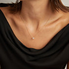 0.5ct Lab Grown Diamond Oval Necklace