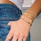 Aurate x Molly Dickson: Double Clasp Chain Bracelet