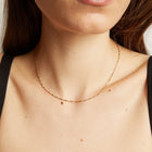 Stainless Steel Barely There Chain Necklace