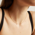 Stainless Steel Barely There Chain Necklace