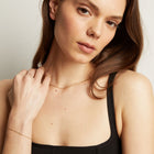 Stainless Steel Barely There Chain Necklace