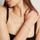 Stainless Steel Barely There Chain Bracelet