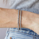Aurate x Molly Dickson: Classic Black Rhodium Tennis Bracelet