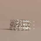 3ct Round Lab Grown Diamond Eternity Ring