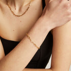 Stainless Steel Paperclip Chain Bracelet