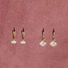 Aurate x Molly Dickson: Oval Lab Grown Diamond Huggie Earrings