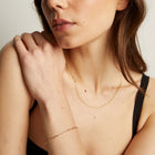 Stainless Steel Mini Paperclip Chain Necklace