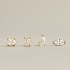 1ct Oval Lab Grown Diamond Stud Earrings