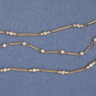 1ct Lab Grown Diamond Bezel Bar Chain Necklace