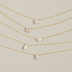 0.75ct Emerald Lab Grown Diamond Necklace