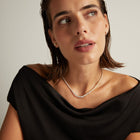 5ct Three-Prong Lab Grown Diamond Graduated Tennis Necklace