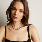 Stainless Steel Herringbone Necklace
