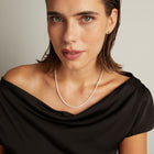 9ct Three-Prong Lab Grown Diamond Tennis Necklace