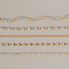 Lab Grown White Sapphire Barely There Tennis Necklace