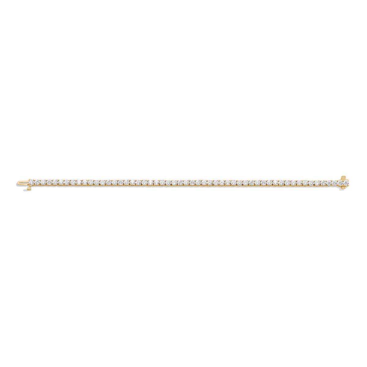 Classic Diamond Tennis Bracelet 14K 18K Yellow Gold 6in 6.5in 7in 7.5in 7ct (5XL)