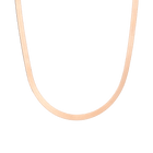 Gold Herringbone Chain Necklace