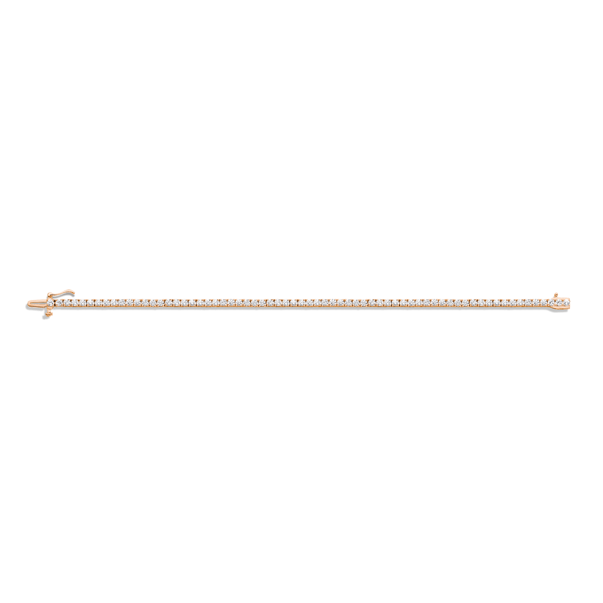 Dazzling Diamond Tennis Bracelet 14K 18K Rose Gold 6in 6.5in 7in 7.5in 3ct (XL) First