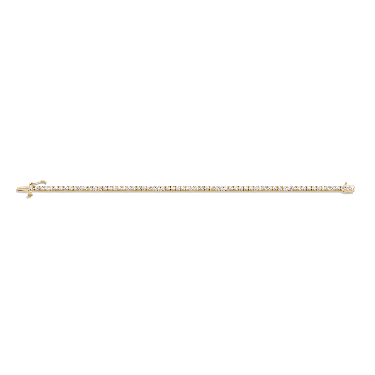 Dazzling Diamond Tennis Bracelet 14K 18K Yellow Gold 6in 6.5in 7in 7.5in 3ct (XL) First