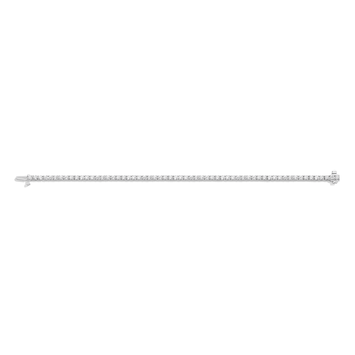 Classic Diamond Tennis Bracelet 14K 18K White Gold 6in 6.5in 7in 7.5in 5ct (3XL)