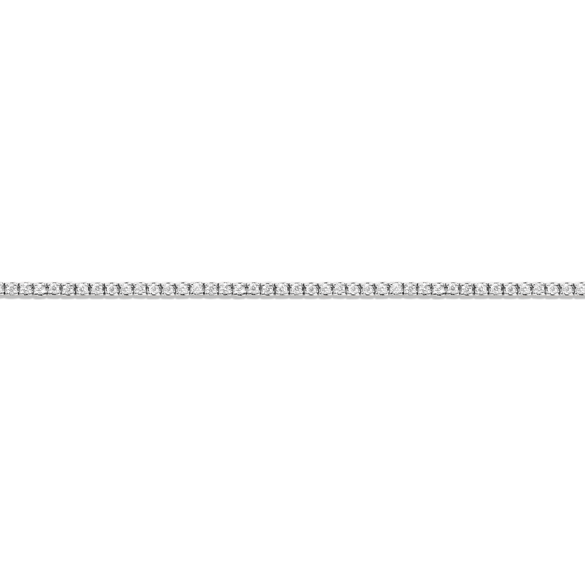 Dazzling Diamond Tennis Bracelet 14K 18K White Gold 6in 6.5in 7in 7.5in 1ct (Medium)