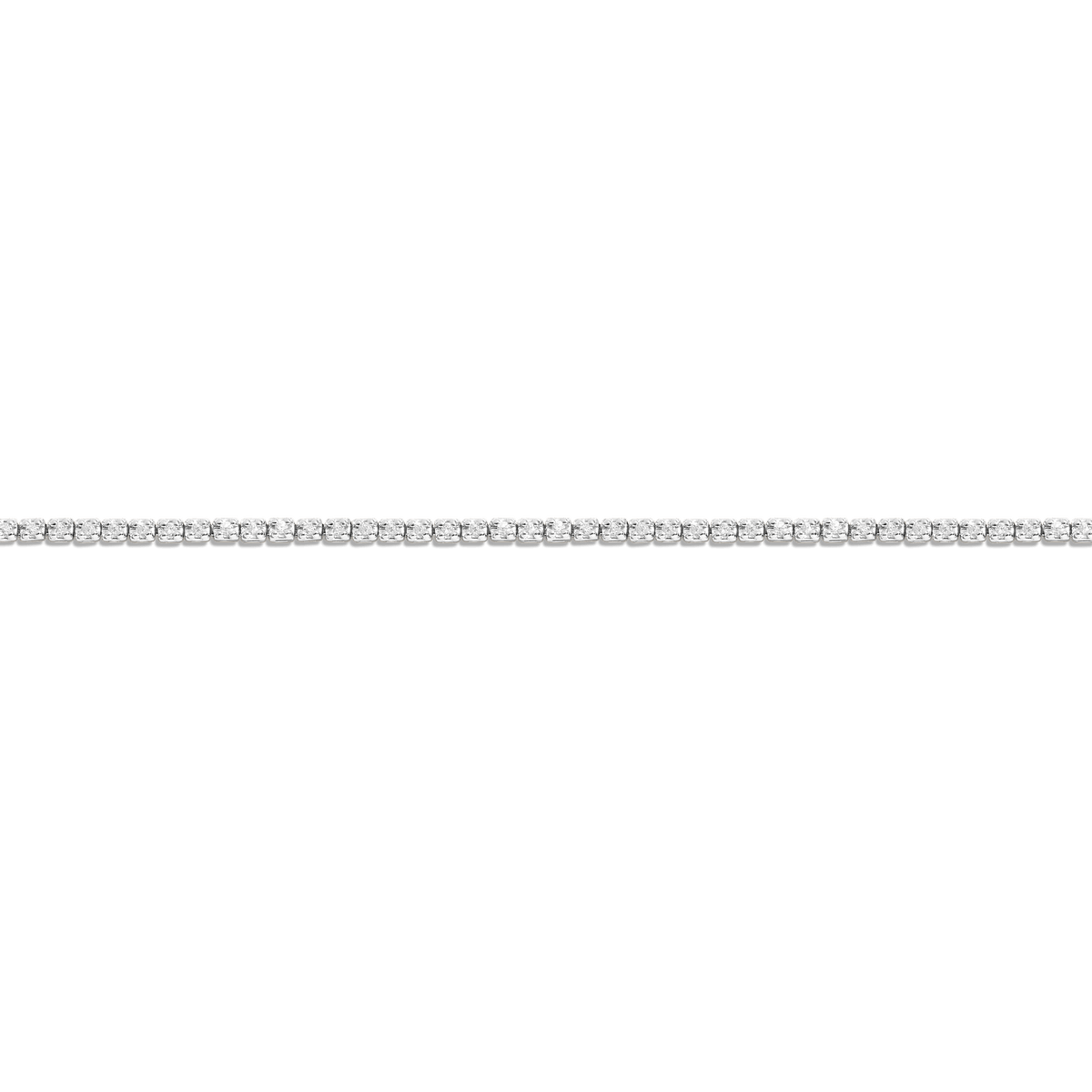 Dazzling Diamond Tennis Bracelet 14K 18K White Gold 6in 6.5in 7in 7.5in half ct (Small)