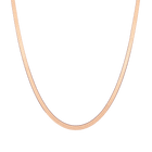 Gold Herringbone Chain Necklace