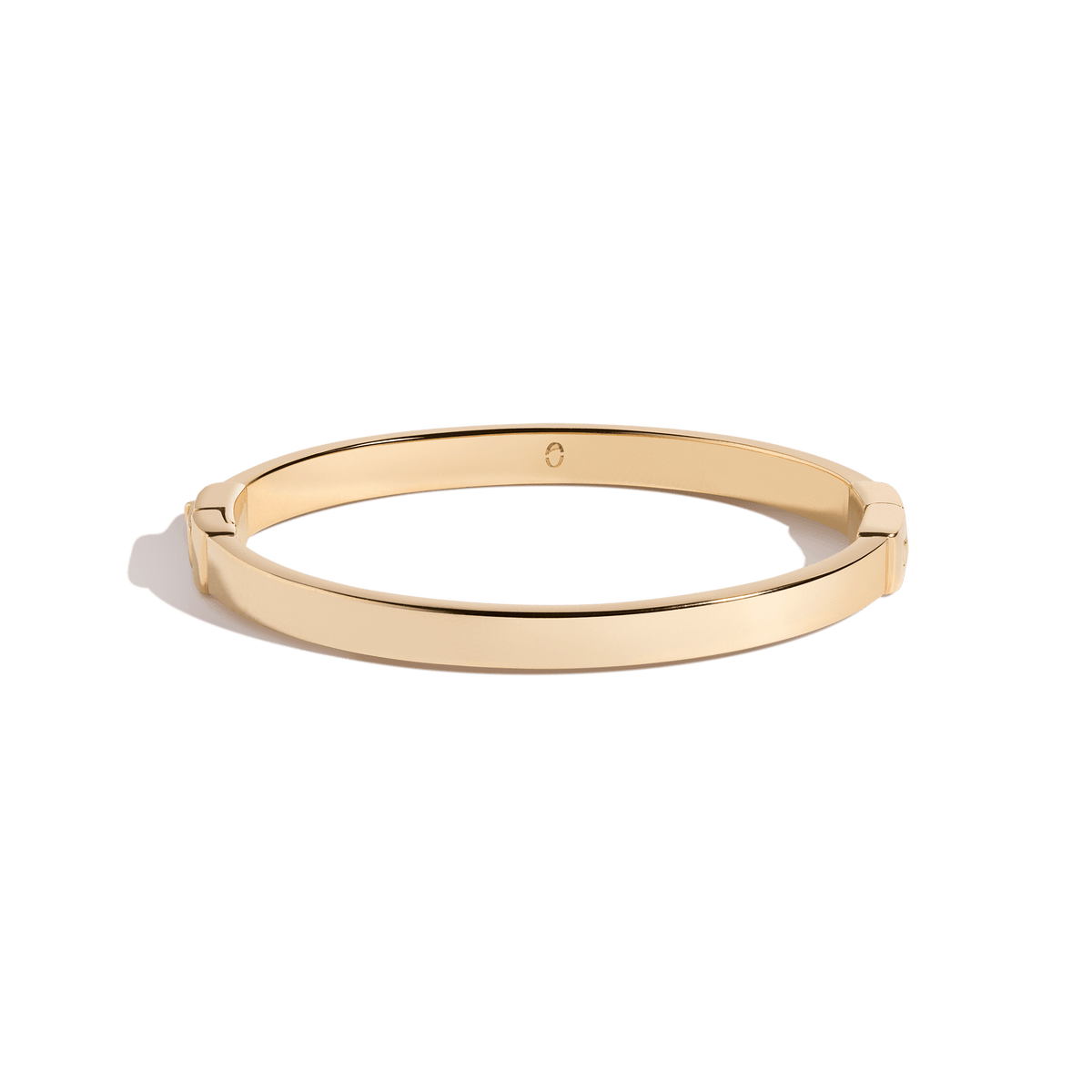 Classic Gold Hinged Bracelet Vermeil 14K 18K Yellow Gold S/M M/L