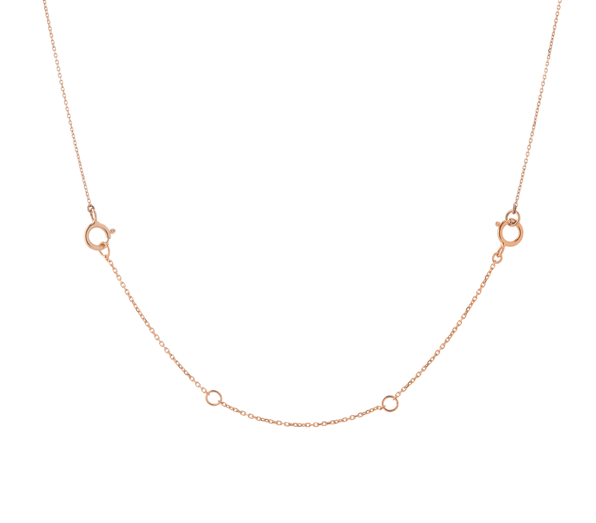 Chain Extender Vermeil 14k 18k Rose Gold 4in