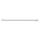 Lab Grown White Sapphire Tennis Bracelet